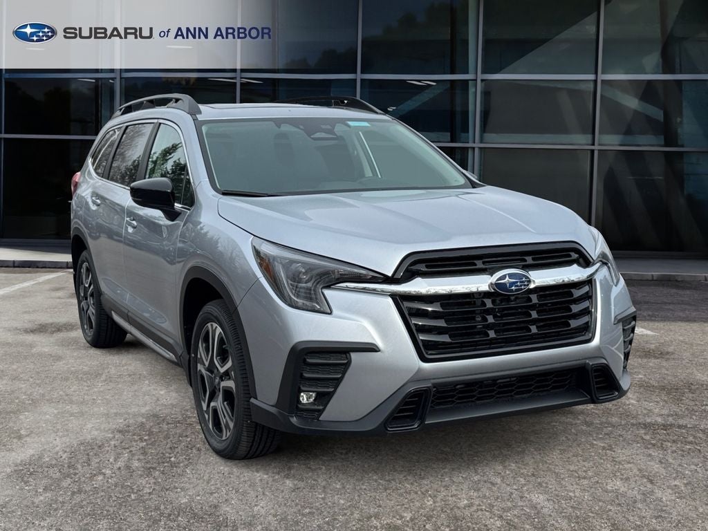 2026 Subaru ASCENT Limited 7-Passenger in Ice Silver Metallic — front three-quarter view