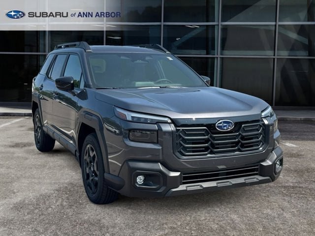 2026 Subaru OUTBACK Limited in Magnetite Gray Metallic — front three-quarter view