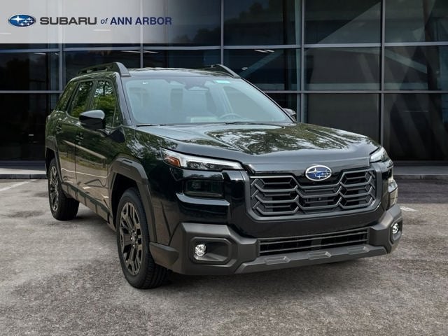 2026 Subaru OUTBACK Limited XT in Crystal Black Silica — front three-quarter view