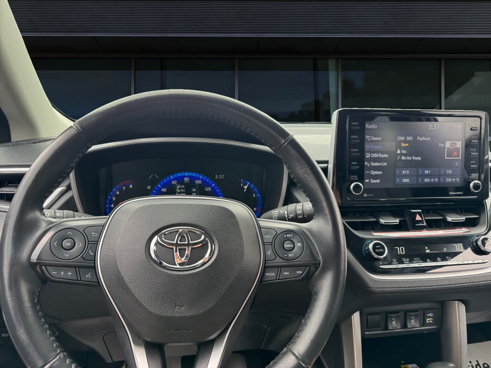 2022 Toyota Corolla Cross — interior view