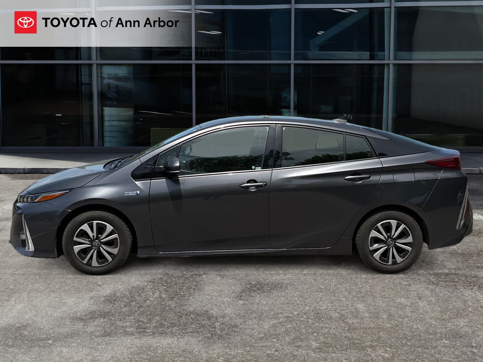 2017 Toyota Prius Prime — rear three-quarter view