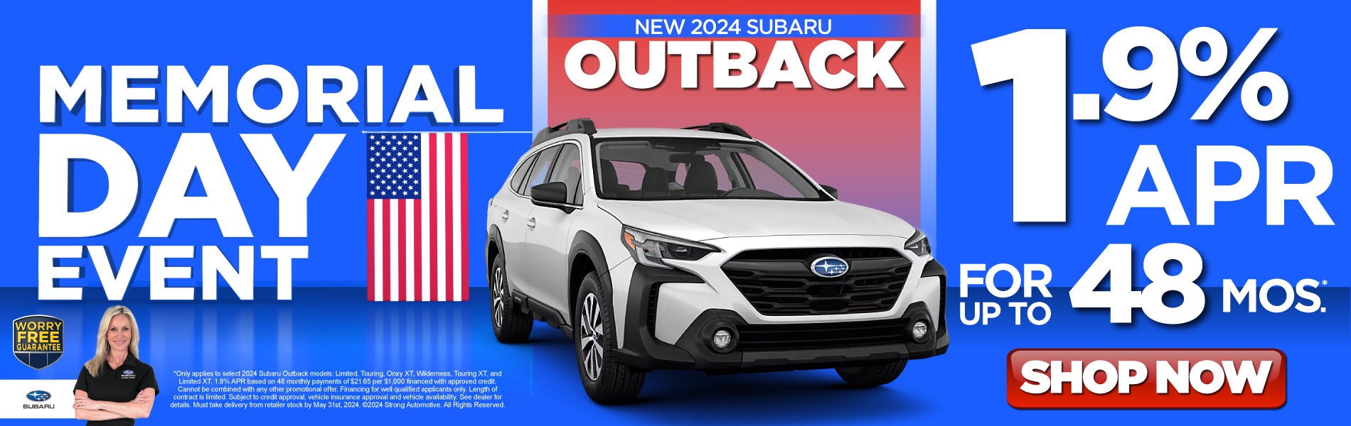 New 2024 Subaru Outback - 1.9% apr* - Shop Now