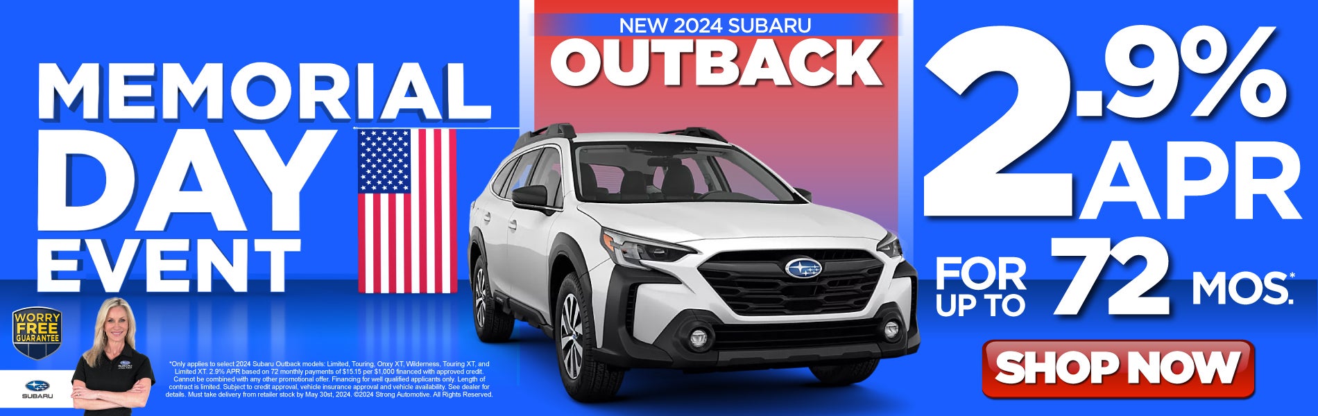 New 2024 Subaru Outback - 2.9% apr* - Shop Now
